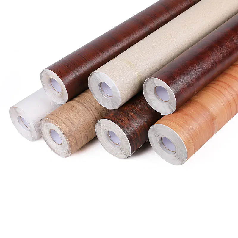 Lepicí fólie Wood-Grain s 3D reliéfní zadní vrstvou