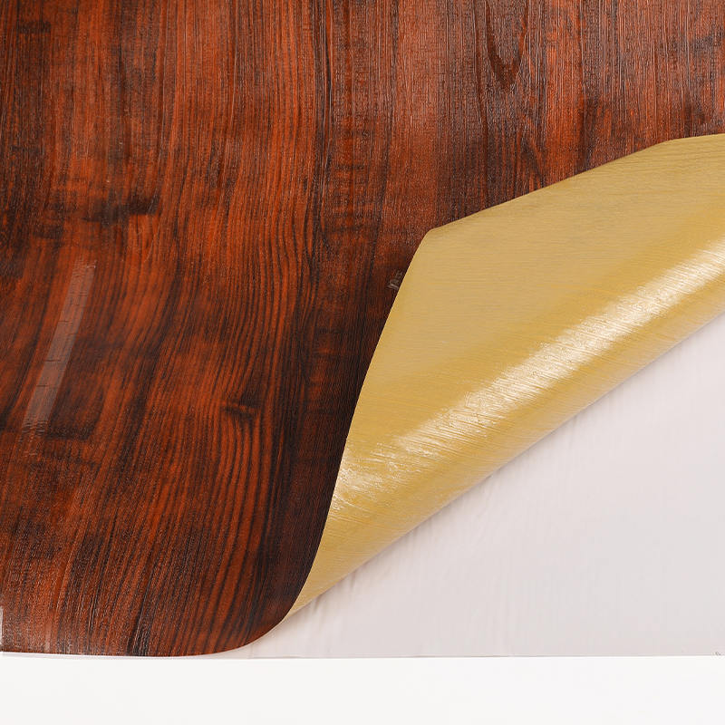 Lepicí fólie Wood-Grain s 3D reliéfní zadní vrstvou